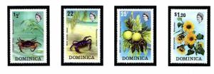 Dominica 366-71 MNH 1973 Flora and Fauna