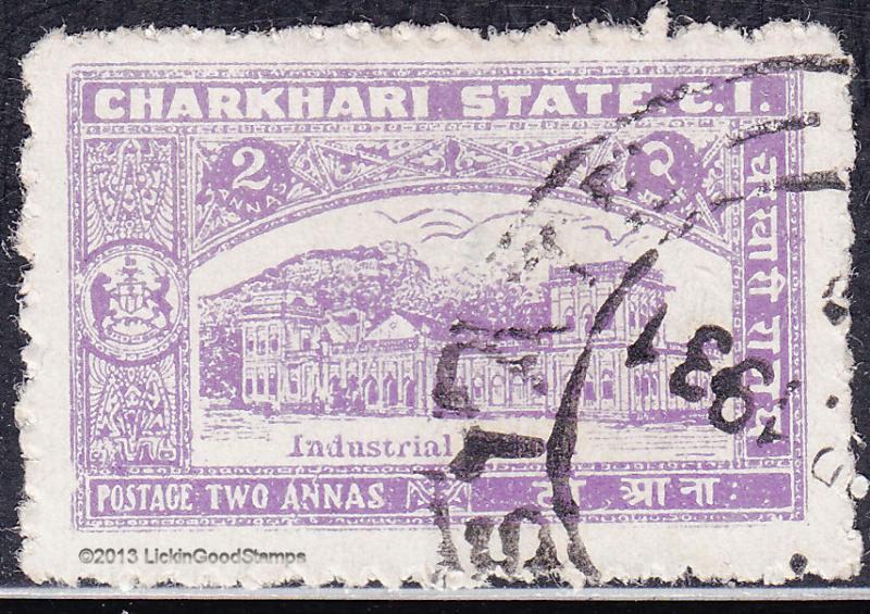 India Charkhari 30 USED 1931 Industrial School