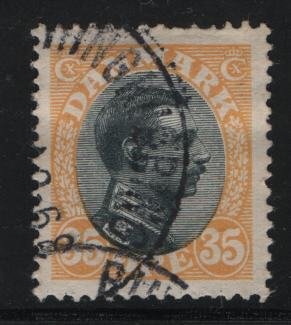 DENMARK, 115, USED, 1913-28, KING CHRISTIAN X