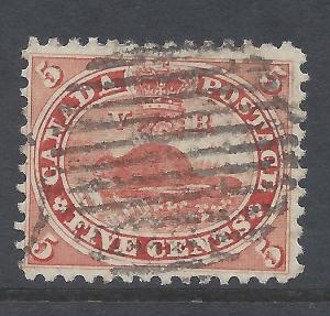 CANADA Used BEAVER Stamp #15