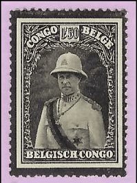 BELGIAN CONGO   #158 MH (2)