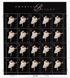 USA 3237 MNH SHEETS BALLET