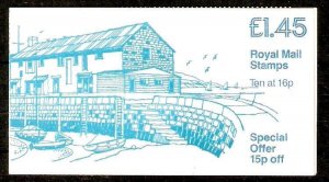 GB SGFS2b 1983 £1.60 LYME REGIS BOOKLET 