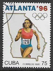 Cuba # 3667 - Athletics - unused CTO.....{R5}