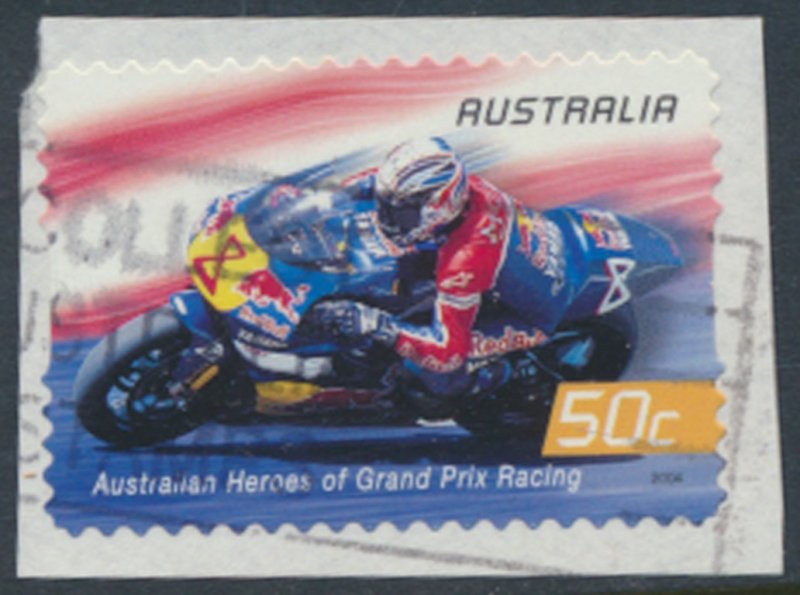 Australia  SG 2459  SC# 2315 Used SA Motorcycle Racing see details & scan    