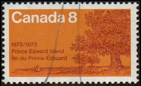 Canada 618 - Used - 8c Oaks / Prince Edward Island (1973) +