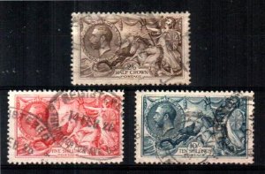 Great Britain Scott 179-81 Used [TH541]