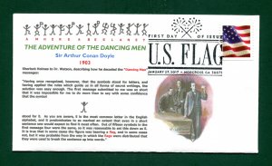 Sc. 5159 - 2017 Flag Stamp FDC - Baker Street Cachets