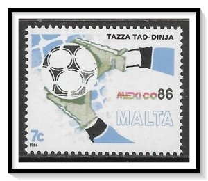 Malta #680 World Cup Soccer MNH