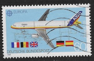 Germany #1552 60pf Europa - Airbus A320