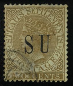 MOMEN: MALAYA NEGRI SUNGEI UJONG SG #13 1882 USED £325 LOT #61921