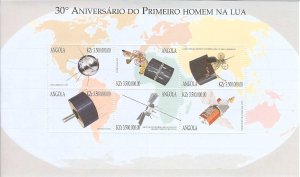 SPACE EXPLORATION,Satellites, 30th Anniversary, S/S 6, ANGO1110