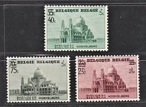 BELGIUM 1938 Views of Basilica (3v Cpt) Fresh MNH CV$22