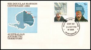 Australian Antarctic Territory LL53-L54 Macguarie Island U/A FDC