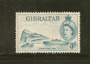 Gibraltar SC#137 QEII MNH