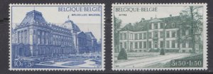 BELGIUM - 1971 STAMP EXHIBITION BELGICA '72 - 2V MINT NH