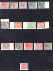 MOMEN: SAUDI ARABIA #314/338 1964-70 SAUD CARTOUCHE MINT OG NH LOT #65611
