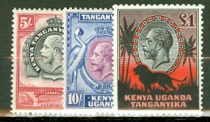 LC: Kenya Uganda Tanganyika 46-59 mint CV $551; scan shows only a few