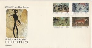 Lesotho FDC Prehistoric Cave Paintings