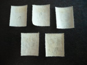 Stamps - St. Lucia - Scott# 50-54 - Mint Hinged Part Set of 5 Stamps