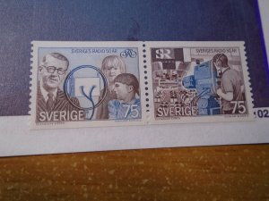 Sweden  #  1106-07  MNH