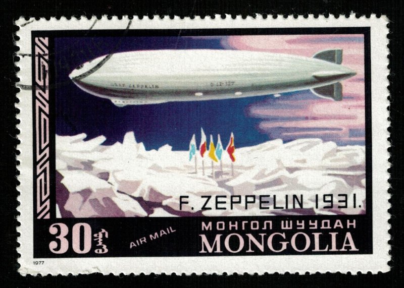 1977, Zeppelin, Mongolia, 30T (RT-1310)