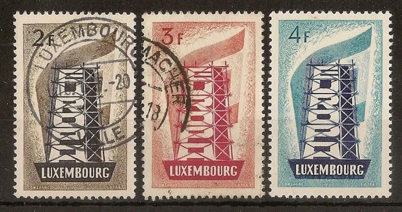 Luxembourg 1956 Europa SG609-611 Cat£112 (3v)