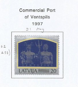 LATVIA - 1997 - Ventspils Commercial Port -Perf Single Stamp-Mint Lightly Hinged