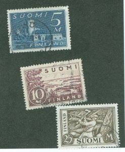 Finland #177-9 Used Single (Complete Set)