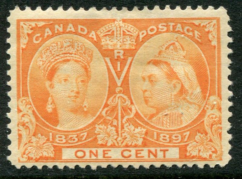 CANADA  #51 F-VF Light Hinged Issue - QUEEN VICTORIA 60 YEARS JUBILEE - S6212 