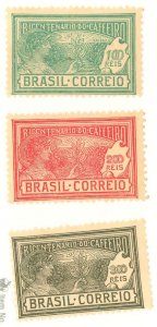 Brazil #290-292 Mint (NH) Single (Complete Set)