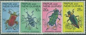 Papua New Guinea SC#237-40 Tropical Beetles set of 4 MH 