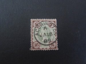 United Kingdom 1887 Sc 116 Full PM FU