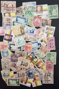 COLOMBIA Vintage Used Stamp Lot T2588