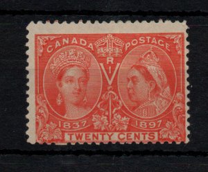 Canada 1897 20c Jubilee mint LHM SG133 WS38964