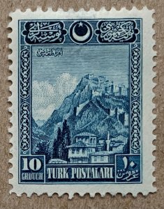 Turkey 1926 10g Fortress of Ankara. SEE NOTE. Scott 642, CV $6.00.  Isfila 1166