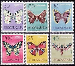 1964 Yugoslavia 1069-1074 Butterflies 12,00 €