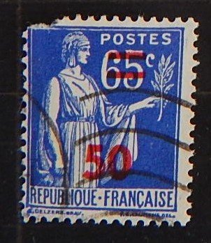 France, 1937-1938, New values, SC #271, (1813-Т)