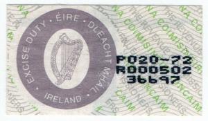 (I.B) Ireland Revenue : Cigarette Duty Seal