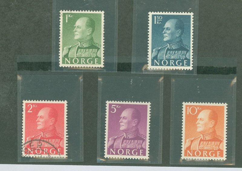 Norway #370-74 Mint (NH) Single (Complete Set)