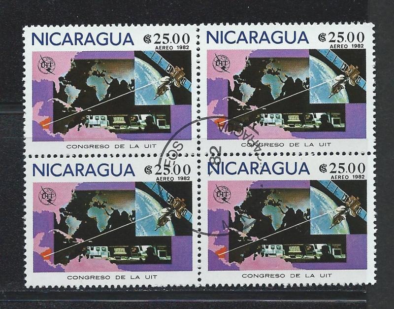 NICARAGUA SC# C999 F-VF U 1982  BK/4