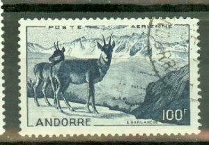 AD: Andorra (French) C1 used CV $60