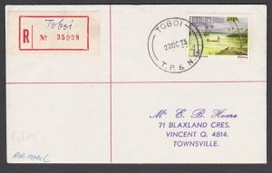 PAPUA NEW GUINEA 1973 Registered cover ex TOBOI.............................M389