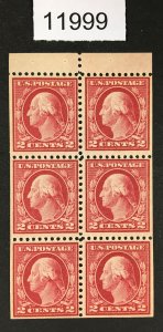 MOMEN: US STAMPS # 499e MINT OG NH BOOKLET LOT #11999