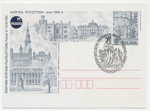 Postal stationery Poland 1993 Palace -Church - Poznan