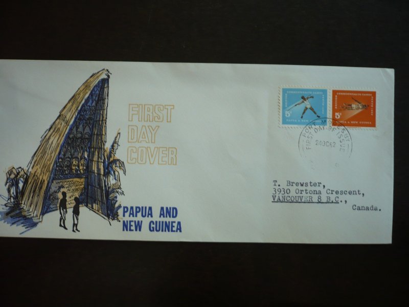 Stamps - Papua New Guinea - Scott# 171-172  - First Day Cover
