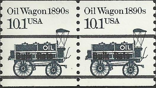 # 2130aa MINT NEVER HINGED PRE-CANS. 1890'S OIL WAGON