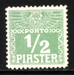 Austria Turkey 1908  Scott #J7 MH