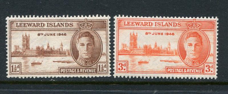 Leeward Islands #116-7 Mint - Penny Auction