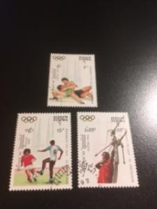 Cambodia sc 1889,1890,1891 u Olympics